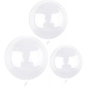 ChicSlick-30 Pièces Ballons Bobo Set, Ballons Transparents Pour Décoration De Fête D'Anniversaire, Bulles Ballons Géant Pour Noël, Mariage (18/20/24Pouces)[X1617] - Neuf