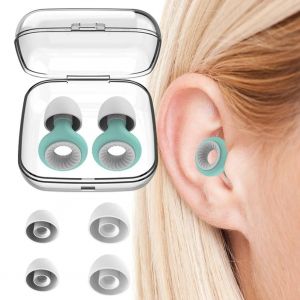 Euty-Bouchons D'oreilles Antibruit 35db | Silicone Médical | 1,3 G Ultra Léger | Pour Le Ronflement/Voyage/Sommeil-Earplug-044 - Neuf