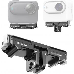 Support De Base Magn&eacute;tique &Agrave; D&eacute;gagement Rapide Pour Insta360 Go3, Avec Trou De 6,35 Mm Et Adaptateur D'appareil Photo Pour Support, Tr&eacute;pieds, Pieds Et Perches &Agrave; Selfie - Neuf