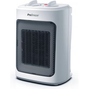 JEXNOVASHOP-Mini Radiateur C&eacute;ramique 2000 W - 3 Niveaux de Puissance - Chauffage d'appoint Compact pour bureau, chambre, salon - Blanc - Neuf