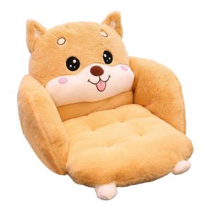 Coussin de chaise epais siamois, coussin de siege, tapis de bureau, maison, coussin de chaise monobloc, housse de coussin de dossier de chaise de salle a manger en peluche, housse de coussin douce et confortable pour canape, tabouret d'ordinateur Flo - Ne