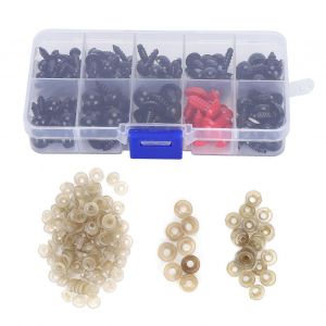 Yeux en plastique Nez Poup&eacute;e en peluche Ours en peluche Animaux en peluche Jouet Accessoires de bricolage avec WashersF - Neuf