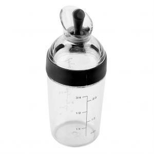 Hjlian Distributeur D'huile De Cuisine, Sauce, Vinaigre, Huilier, Salade, Liquide, Condiment, Bouteille, Outil De Cuisine (Noir) - Neuf