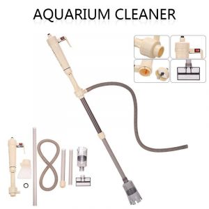 Xm 520l/H Changeur D'eau D'aquarium Gravier Nettoyeur D'eau Sable Pompe Outil Poissons Excr&eacute;ments Syphon Pompe &Agrave; Vide Nettoyeur 30*7.6*4.3cm - Neuf