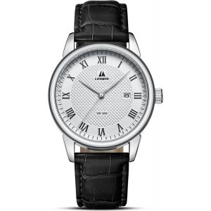 Montre Homme Montre &Agrave; Quartz Analogique &Eacute;tanche Montre De Poignet D&eacute;contract&eacute;e Pour Hommes Avec Date Chiffres Romains Bracelet En Cuir.[J558] - Neuf
