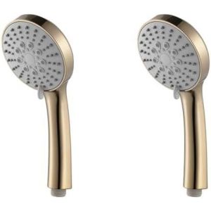 Pommeau de douche &agrave; main bross&eacute; haute pression en ABS 2X, pommeau de douche &agrave; main &agrave; &eacute;conomie d'eau 5 - Neuf