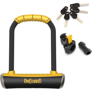 Subzonal-8001 Brute Std U-Lock, Noir/Jaune, 11,4 X 20,9 Cm - Neuf