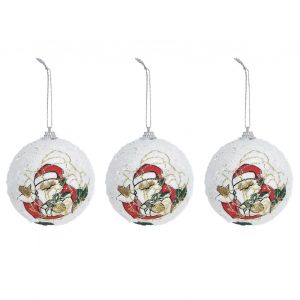 3PCS Boule de No&euml;l en Mousse Pendaison de d&eacute;coration d'Arbre de No&euml;l pour le Festival de la D&eacute;coration de Partie - Neuf