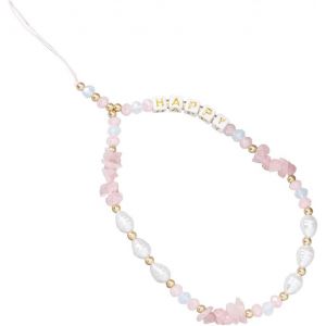 1 Pièce Rose Bohème Anti-Perte Chaîne De Téléphone Portable Ceinture De Téléphone Portable Rétro Nouveau Collier De Perles Acryliques Collier De Perles Charme De Téléphone Portable Chaîne.[U71] - Neuf