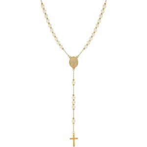 Kales-Colliers De Perles Pour Hommes Femmes Chapelet Collier Catholique Pour Homme Femme Chrétienne Crucifix Pendentif Collier - Neuf