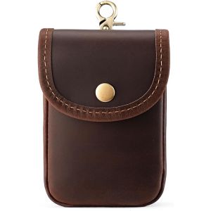 Chenquansarl-Étui En Cuir Pour Cartes De Jeu Double Deck - Convient Aux Cartes De Poker Et De Pont - Sac Banane Edc En Cuir Durable Pour Homme - Neuf