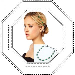 1920s Cristal T&ecirc;te Cha&icirc;ne Strass Cheveux Cha&icirc;nes R&eacute;glable Mariage Mari&eacute;e Coiffe Accessoires Pour Femmes - Neuf