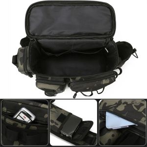 Pour Mat&eacute;riel De P&ecirc;che, Bo&icirc;te &Agrave; Leurres, Sac Rangement &Eacute;quipement, Banane, P&ecirc;che La Mouche Avec Porte-Canne, Bandouli&egrave;re-A - Neuf