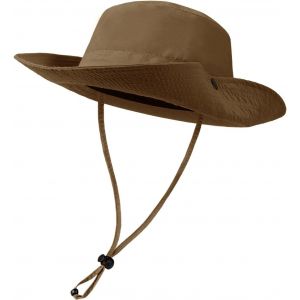 Bob Homme Femme Été Chapeau De Soleil En Polyester Anti-Uv Chapeau De Pêcheur Outdoor Randonnée Bucket Hat Pliable Étanche Pour Safari Voyage Jardinier.[Z661] - Neuf