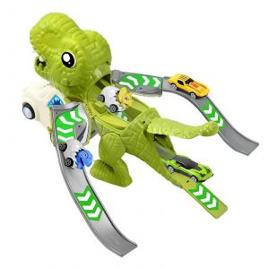 Jouet dinosaure morphing modèle enfants voiture petit jouet éjectable voiture ensemble ingénierie voiture - Neuf