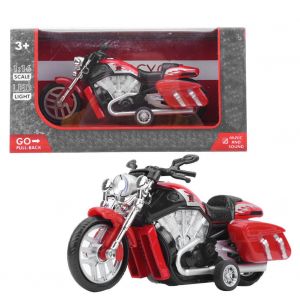 Modele De Moto En Alliage 1:16, Jouet Hautement Simule Pour Enfants (Modele De Moto Rouge) - Neuf