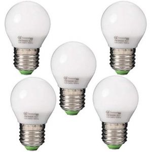 Kal-Ampoule Led Sphérique 8 W 220-240 V E27 6400 K 650 Lm (5 Unités) - Neuf
