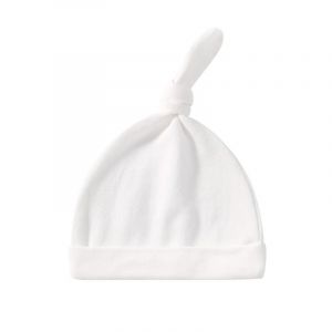 Bébé Chapeau/Casquette 0-6 Mois Gots Coton Bio Bébé Chapeau Bébé Fille/Garçon - Bébé Essentiels Pour Les Nouveau-Nés, Parfait (Blanc) - Neuf