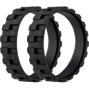 Kit d'accessoires Compatible avec iRobot Roomba 500/600/700/800/900/i/e/s - Lot de 2X Pneu aspirateur Robot - Kit de Remplacement Nettoyage - Neuf