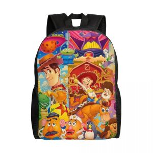 Sac à dos personnalisé Toy Story pour hommes et femmes, résistant à l'eau, pour l'école, le collège, Disney, imprimé - Neuf