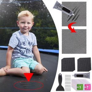 Le Kit De Réparation De Patch De Trampoline Répare Les Trous Ou Les Déchirures Des Matelas De Trampoline 1ml - Neuf
