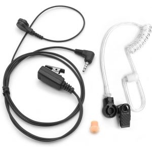 Casque Écouteurs Oreillettes pour Radio Yaesu Vertex Standard FT-2D FT-3DR FT-60R FT-70D FT-250 FTA-230 FTA-250L VX-3R VX-6R VX-261 VX-451 Talkie Walkie 3,5 mm 1 Broche (4 pôles) PTT Mic - Neuf