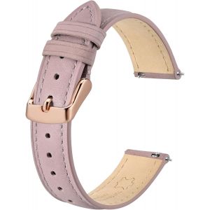 Bracelets De Montre En Cuir &Eacute;l&eacute;gant, D&eacute;gagement Rapide, Bracelet De Montre Pour Femmes Et Hommes, Compatibles Avec Les Cornes De Montre De 12mm 14mm 15mm 16mm 18mm 20mm - Neuf