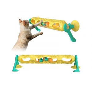 Jouet interactif pour chat avec boule de piste et ventouse pour l'exercice et le jeu - Neuf