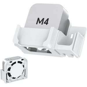 acdsgd-Support VESA pour Mac mini M4 avec paniers de rangement &iquest; Support de montage mural et d'&eacute;cran, design anti-rayures et antid&eacute;rapant, acc&egrave;s complet au port, compatible avec VESA 75 x 75 mm et - Neuf