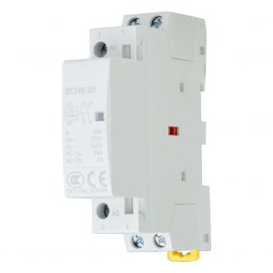 Contacteur domestique CA 2P 20A 2NO 24V 220V/230V 50/60Hz montage sur rail DIN - Neuf