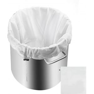 Eryi-Sac De Filtration Pour Brassage 46x40cm, Sacs Filtrants Blancs Réutilisable, Poche Filtrante Avec Cordon, Sacs En Filtre Cuisine Pour Vin, Bière, Filtre À Fruits, Lait Végétal, Tamis De Brassage - Neuf