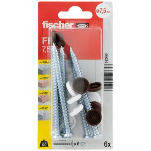 Fischer - 532750 Ffs 7,5 X 92 K Nv Cheville Pour Cadre De Fen&ecirc;tre 92 Mm 1 Set - Neuf
