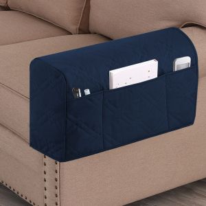 (A) Organisateur de chevet, housse de protection pour canap&eacute;, accoudoir, sac de rangement suspendu, sac de rangement antid&eacute;rapant avec 3 poches pour lit/canap&eacute;/chaise, sac de rangement pour accoudoir - Neuf