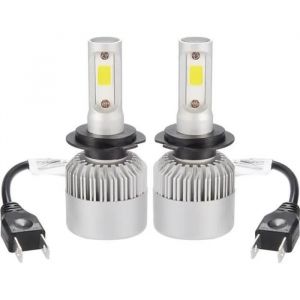 Xcsource Ampoule Lampe Halogène H7 8000lm 80w Cree Led Phare De Voiture Ventilateur Intégré 6000k Blanc Ld1033 - Neuf