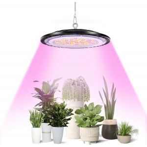 Kalanka-Lampe Pour Plantes Lampe Plante Led 150w 216leds Lampe De Culture À Spectre Complet Grow Light Panneau Led Avec Crochet De Suspension Pour Plantes D'intérieur Lampe De Plante - Neuf