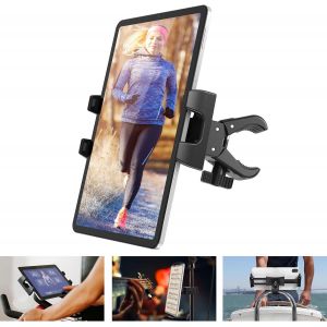 Support Tablette pour V&eacute;lo D'appartement R&eacute;glable &agrave; 360&deg; Guidon Gymnastique Microphone Tapis de Course Support pour iPad Pro iPad Mini iPad Air, 4,7 &agrave; 12,9"" T&eacute;l&eacute;phones Tablettes - Neuf