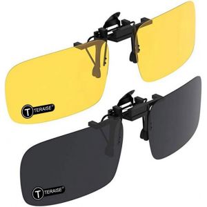 Lunettes De Soleil Polaris&eacute;es Clip Lunettes Anti - &Eacute;blouissement Uv400 Pour Hommes Femmes Conduite Voyage Outdoor Sports - Neuf