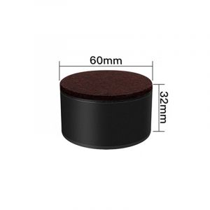 Rehausseurs de Meubles Ronds 60x30 - Patins en Acier au Carbone pour Pieds de Lit et de Canap&eacute; B - Neuf