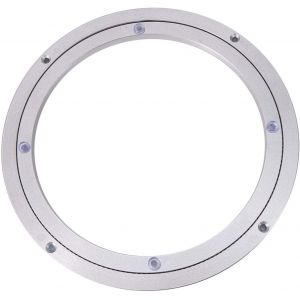 Plateau Tournant Table,Plateau Tournant &Agrave; G&acirc;teau Rotative Rond,Roulement De Table,Support Roulement De Alliage D'aluminium,Pour D&eacute;corations De G&acirc;teaux De Restaurant (10inch * H8.5mm) - Neuf
