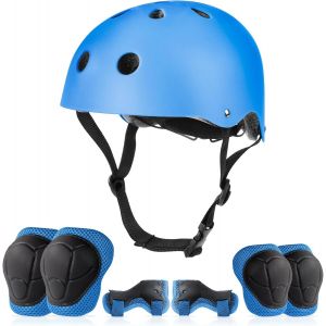 Casque V&eacute;lo Enfant,Casque V&eacute;lo Enfant Set 3-13 Ans,Casques De Protection Ensemble Pour Cyclisme Roller Skate Scooter.[R257] - Neuf