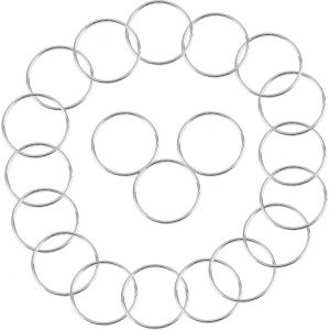 10Pcs Cercle Métal,20cm Cercle Attrape Reve Cerceau Dream Catcher Anneaux en Métal Anneaux Métalliques pour Couronne Cercles Floraux en Métal pour Cerceau Floral Couronne Attrape Reve.[N19] - Neuf