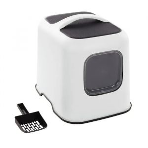 Maison De Toilette Pour Chat 38 X 51 X 44 Cm Trudy Blanc - Neuf