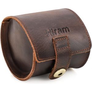 Kal-Montre Étui De Rangement Pour 1 Montres Fait À La Main En Cuir Véritable Organisateur De Rouleau De Rangement Pour Montres Montres Portables Boîte De Voyage - Neuf