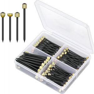 Chenquansarl-100pcs Clous De Suspension, Cintres Photo Clous, Cintres Clous De Cadre Photo, Accroche Cadres, Ensemble De Clous De Suspension Pour Photos Avec Bo&icirc;te De Rangement, M&eacute;tal De Haute Qualit&eacute; - Neuf