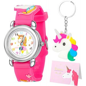 Bnhgc-Montre Enfant Numérique 3d Dessin Animé Mouvement À Quartz Adorable Montre Pour Enfants Fille Cadeau Pour Filles De 3 Ans À 10 Ans Fête Des Enfants Pâques Noël - Neuf