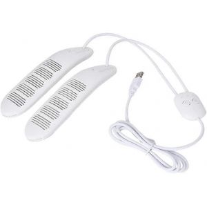 Sèche-Chaussures Usb,Séchoir À Chaussures Portable 5v Séchoir À Chaussures De Synchronisation Intelligent (Blanc) - Neuf