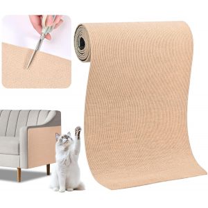 Prot&egrave;ge-Canap&eacute; Pour Chat, Tapis Griffoir Autocollant, D&eacute;coup&eacute; Sur Mesure, 40 X 200 Cm, Prot&egrave;ge Les Meubles Du Canap&eacute; Des Griffes De Chat, Prot&egrave;ge-Griffes De Chat (Kaki) - Neuf