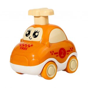 Vehicules a poussee arriere, voitures a friction, vehicules jouets pour enfants, dessins animes, orange - Neuf