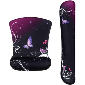 Tapis de Souris, Ergonomique, avec Repose-Poignet, pour Souris et Clavier MC-008 - Neuf