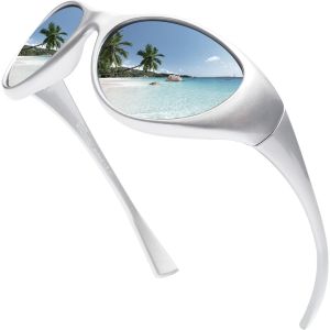 Kathlelxh-Recyclé Polarisé Lunettes De Soleil Pour Les Hommes Et Les Femmes, Durable Cat Eye Surround Lunettes De Soleil Uv400[H477] - Neuf